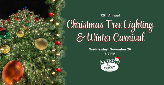 Alter's Gem Jewelry's 12th Annual Christmas Tree Lighting & Winter Carnival