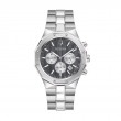 BULOVA GTS PRESTIGE CLASSIC CHRONOGRAPH GREY STRIPED DIAL LINK BRACELET STAINLESS