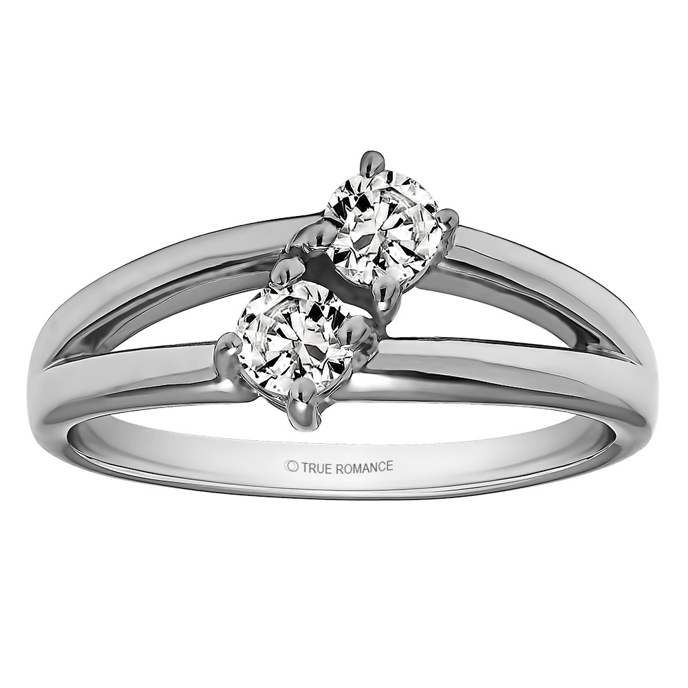 FA218 - Diamond Two Stone Ring