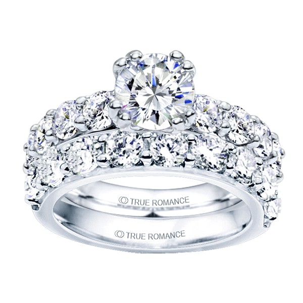 Rm1101-14k White Gold Classic Engagement Ring