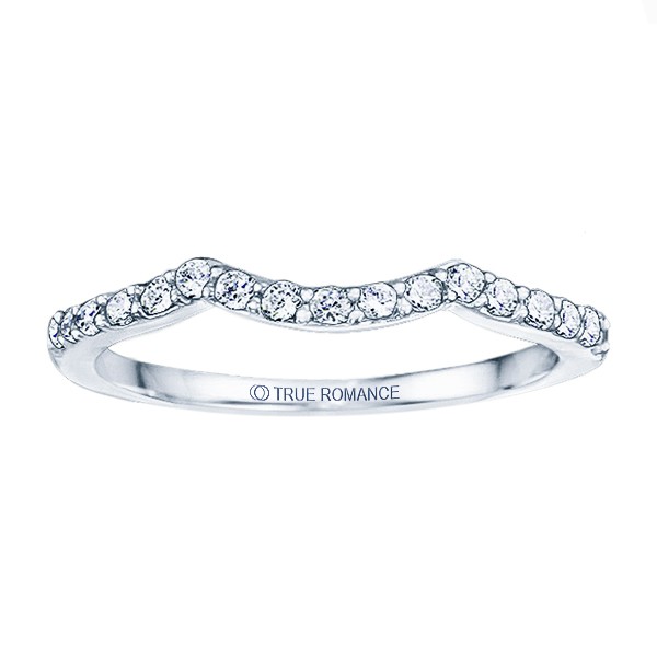 Rm1431-14k White Gold Infinity Engagement Ring
