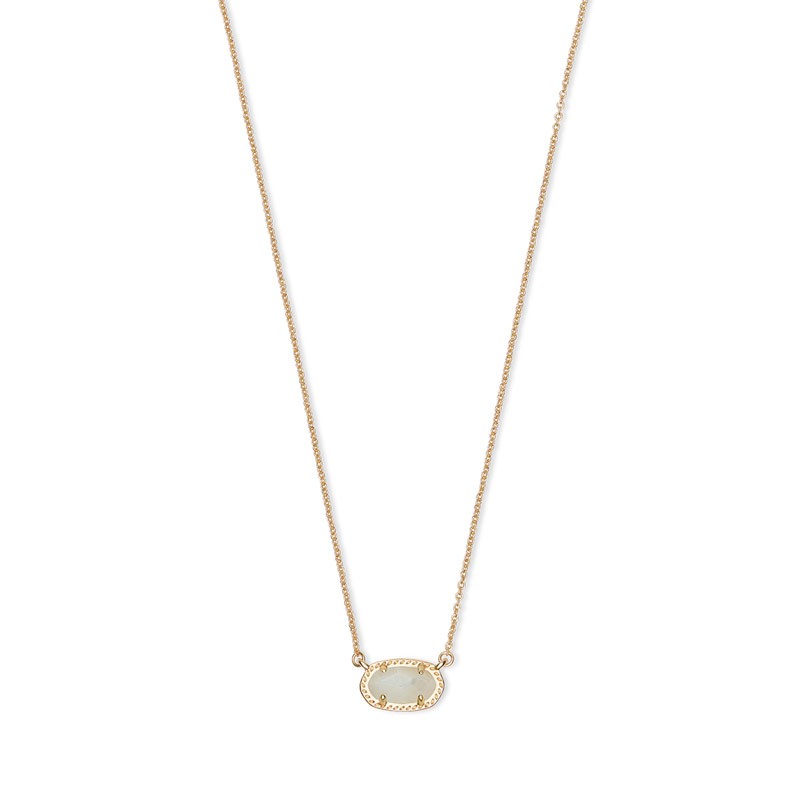 Ember Ivory Mother Of Pearl Gold Tone Necklace - 4217717050