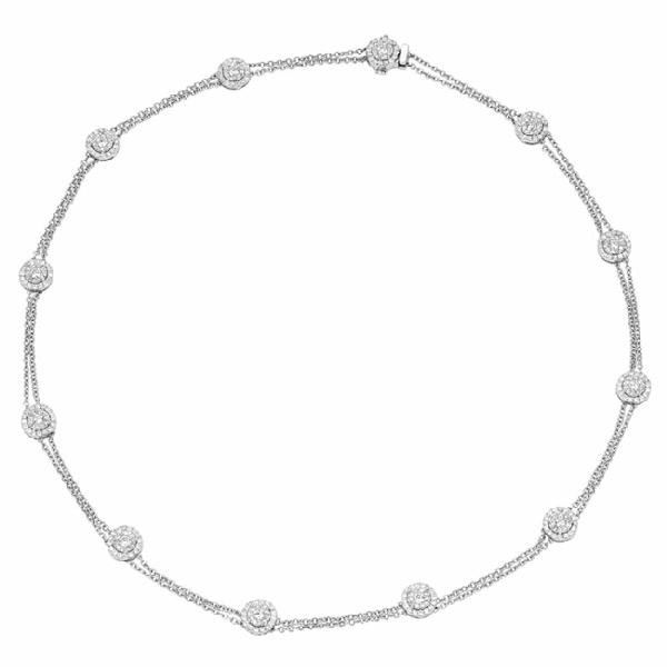 Martin Flyer Diamond Necklace