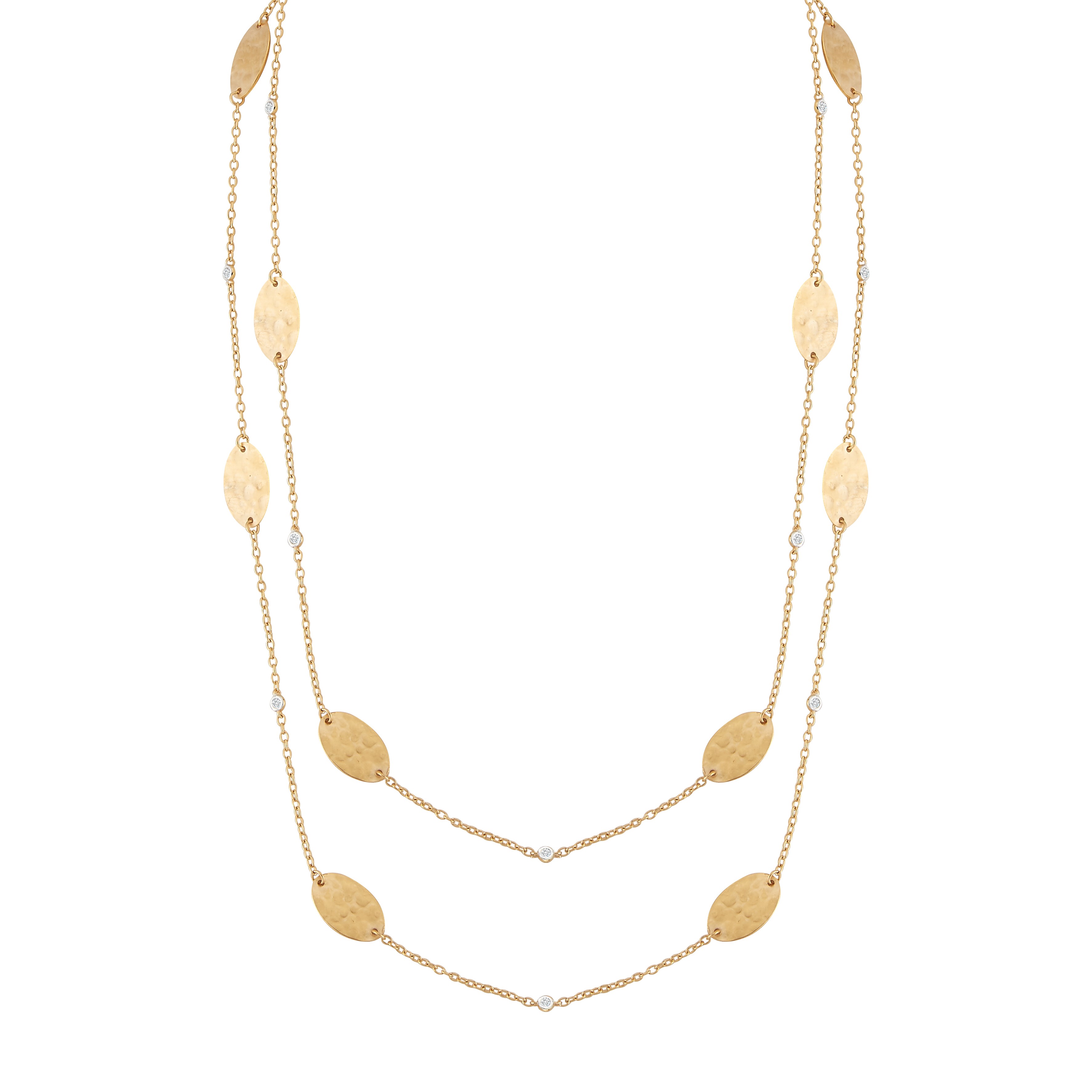 I.Reiss .20ctw Oval By-The-Yard Necklace