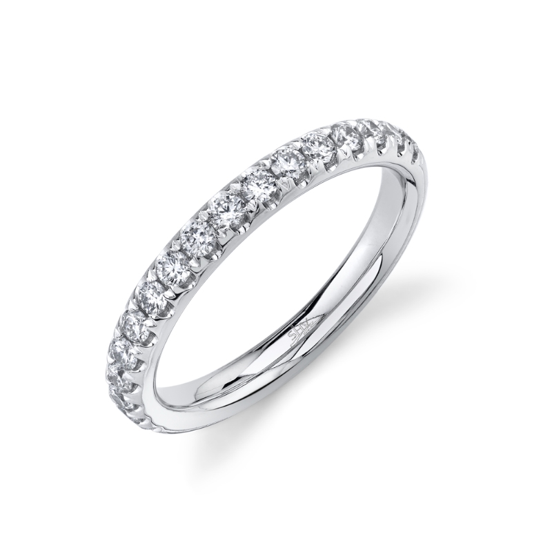 .50CTW LDS 17 ROUND DIAMOND ANNIVERSARY BAND; 14KW
