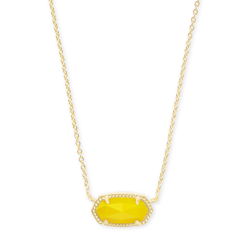 Elisa Yellow Gold Tone Necklace